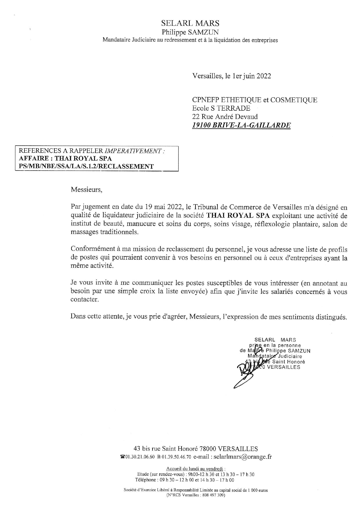 THAI ROYAL SPA 78000 VERSAILLES Cnaib